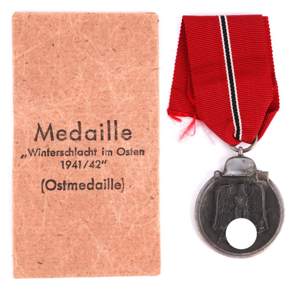 Medaille Winterschlacht im Osten 1941/42 mit Tüte