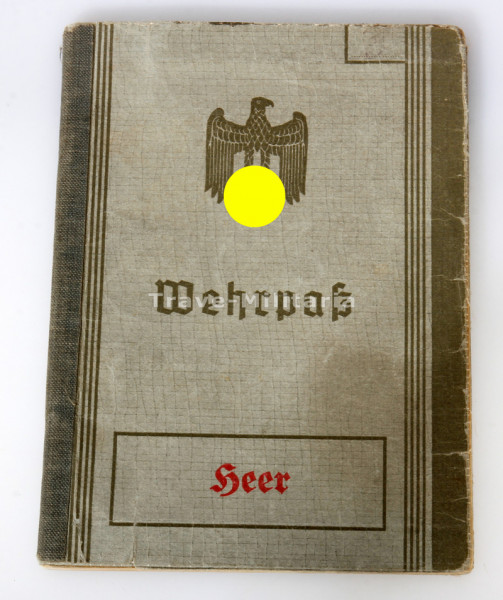 Wehrpass Zimmermann alte Armee Minenw.Komp. Inf.Regt.64
