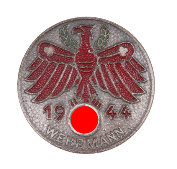 Tiroler Standschützen Gauleistungszeichen 1944 in Silber für Wehrmann