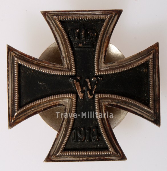 Eisernes Kreuz 1.Klasse 1914 an Schraubscheibe