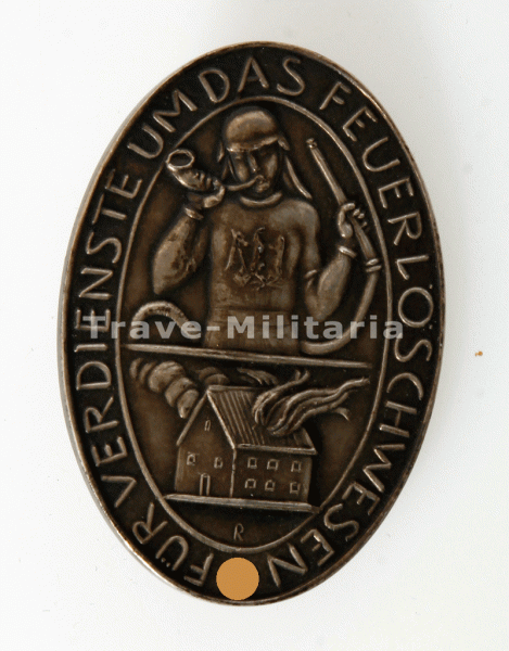 Erinnerungsabzeichen um das Feuerlöschwesen 1934