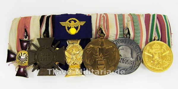6er Ordenspange eines Polizisten