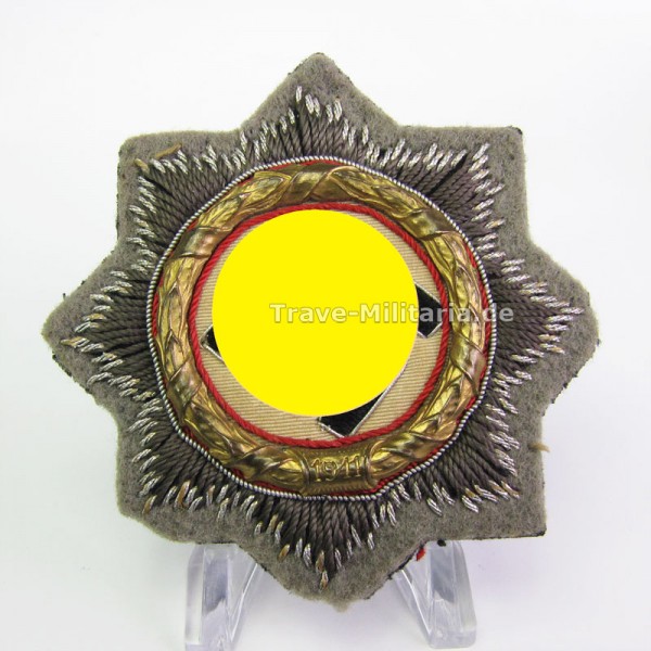 Deutsches Kreuz in Gold Stoffversion 