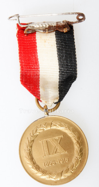 Preußen 9. Armeekorps IX 18661918 Erinnerungsmedaille Archiv Trave