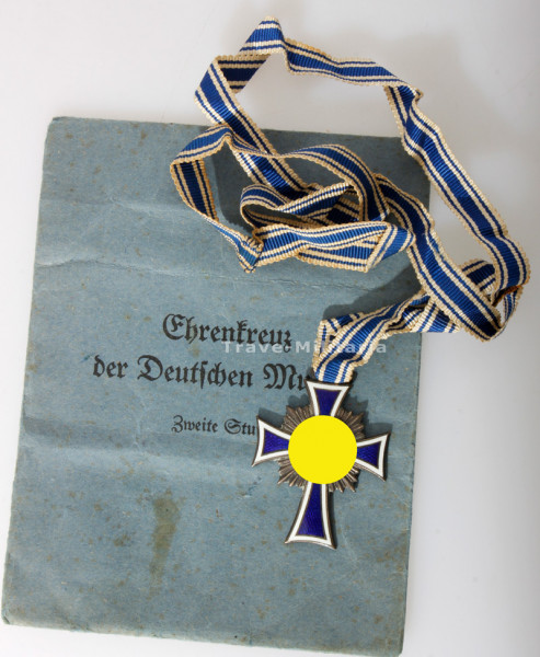 Ehrenkreuz der deutschen Mutter in Silber mit Tüte