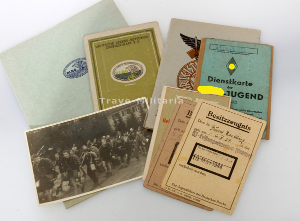 Papiere HJ-Jungzugführer Günter Ebeling Jahrgang 1929