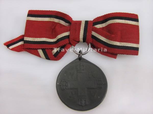 Preußen Rote-Kreuz-Medaille 3. Klasse 1898 in Feinzink