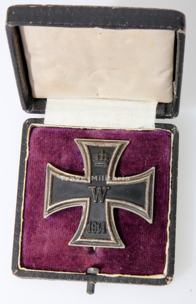 Eisernes Kreuz 1. Klasse 1914 im Etui