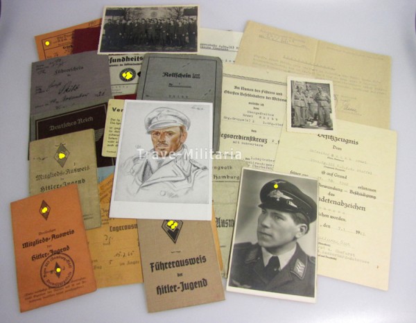 Papiernachlass Ernst Skipp Segelflieger