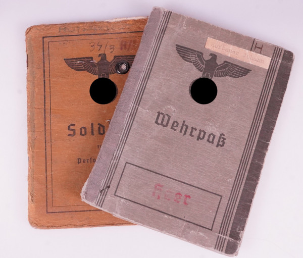 Wehrpass und Soldbuch Hofbauer L.S.Komp.2/898 / 5.Jäger-Division