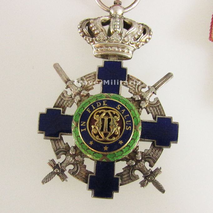 Rumänien Orden Stern von Rumänien Ritterkreuz mit Schwertern 2. Modell