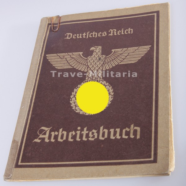 Arbeitsbuch eines Totengräbers aus Radlin / Kr. Rybnik