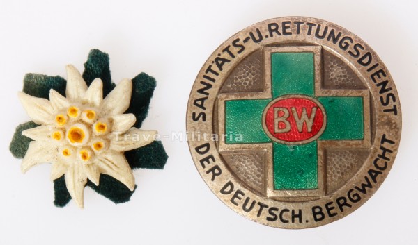 Abzeichen Rettungsdienst Deutsche Bergwacht