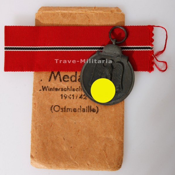 Medaille Winterschlacht im Osten 1941/42 mit Tüte