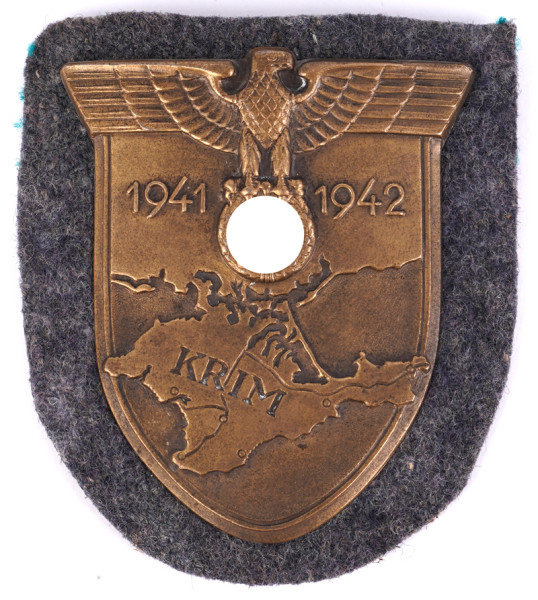 Krimschild auf Luftwaffenstoff