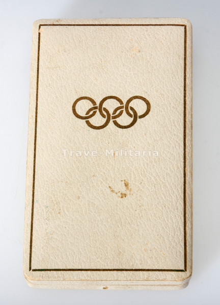 Deutsche Olympia-Erinnerungsmedaille 1936 im Etui