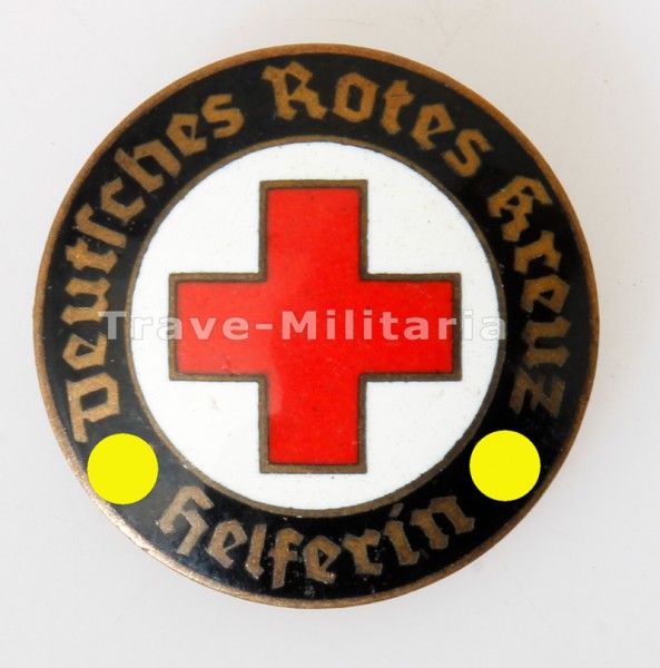 Deutsches Rotes Kreuz Dienstbrosche für Helferin