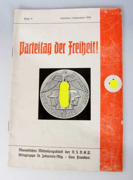 "Parteitag der Freiheit" - Mitteilungsblatt der Ortsgruppe St. Johannis-Nürnberg