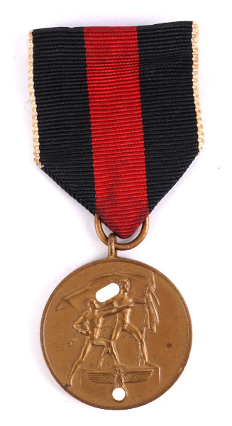 Medaille zur Erinnerung an den 1. Oktober 1938