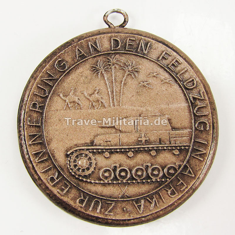 Reservistika Porzellan-Medaille Meissen Afrika-Feldzug | Archiv