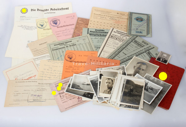 Papiere und Fotos Carl Nagel Hamburg / Geesthacht