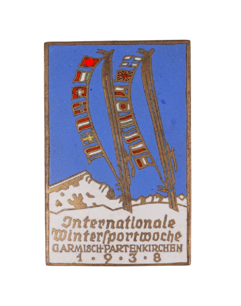 Internationale Wintersportwoche 1938 Teilnehmerabzeichen