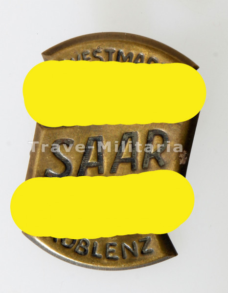 Westmark HJ Saar Koblenz 1934 Teilnehmerabzeichen