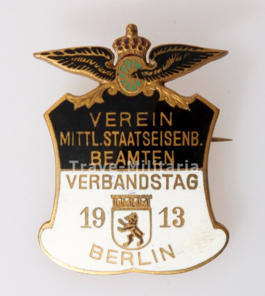 Verein Mittl. Staatseisenbahn Beamten Verbandstag 1913 Berlin