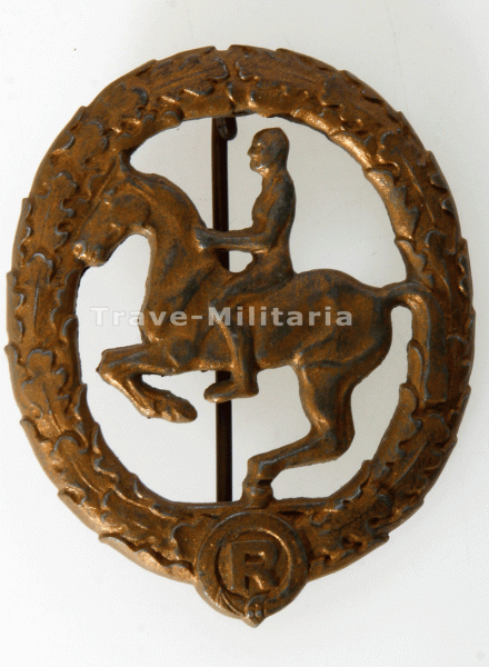Deutsches Reiterabzeichen in Bronze 1930