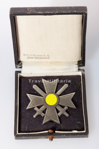 Kriegsverdienstkreuz 1. Klasse mit Schwertern im Etui