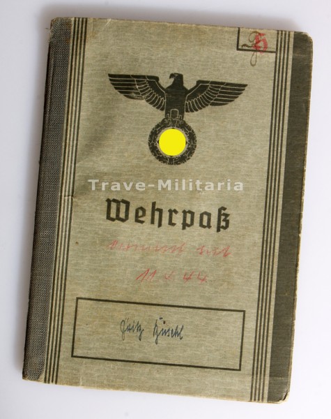 Wehrpass Rüschl Geb. Jäg. Rgt. 91 und Krim- Batl. 4. Geb. Div