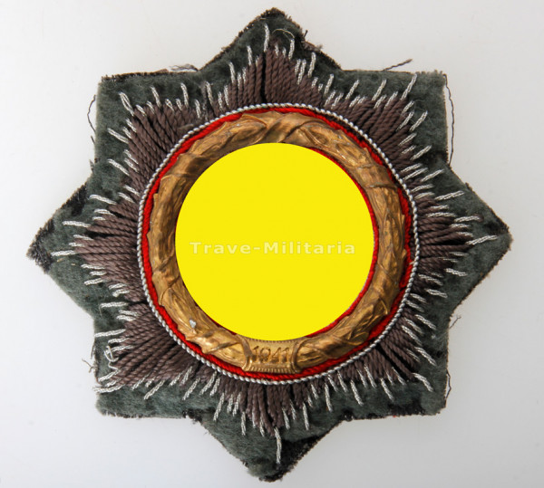 Deutsches Kreuz in Gold Stoff