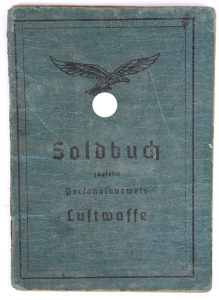Soldbuch Rigber Fsch. J. Aub. Rgt. 4 Gren. Rgt. 164