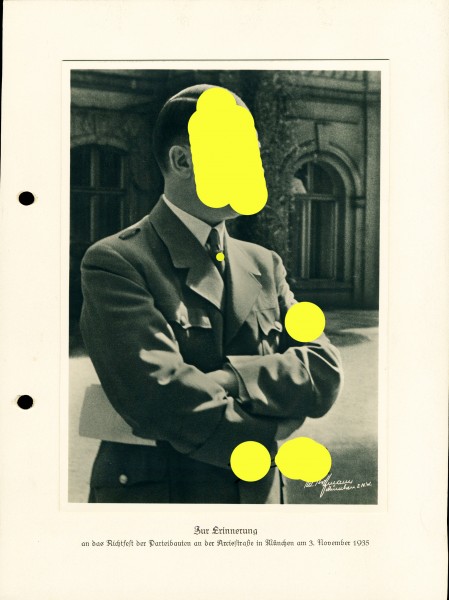 Autogramm und Geschenkfoto A. Hitler