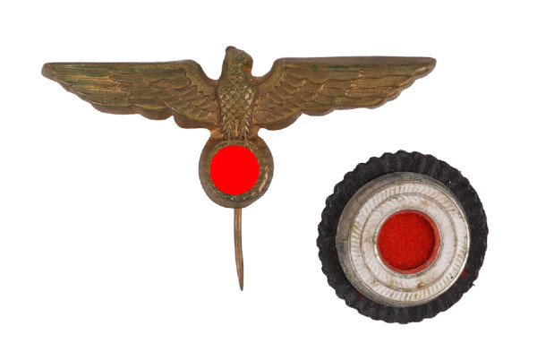 Kriegsmarine Mützenadler für Mannschaften mit Kokarde