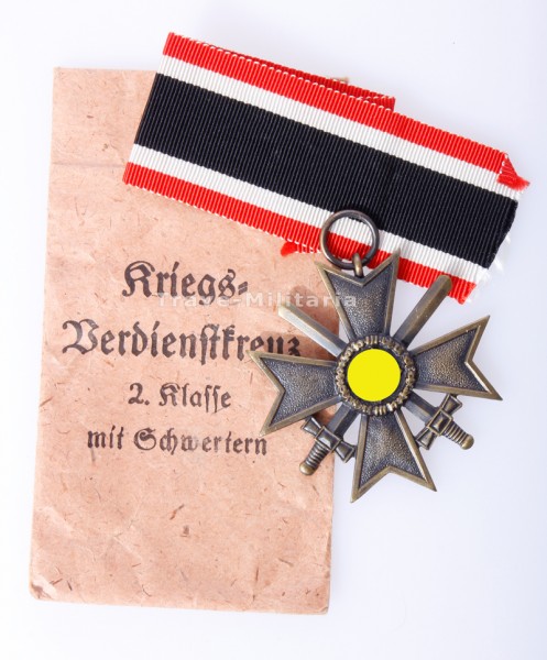 Kriegsverdienstkreuz 2.Klasse mit Schwertern in Tüte