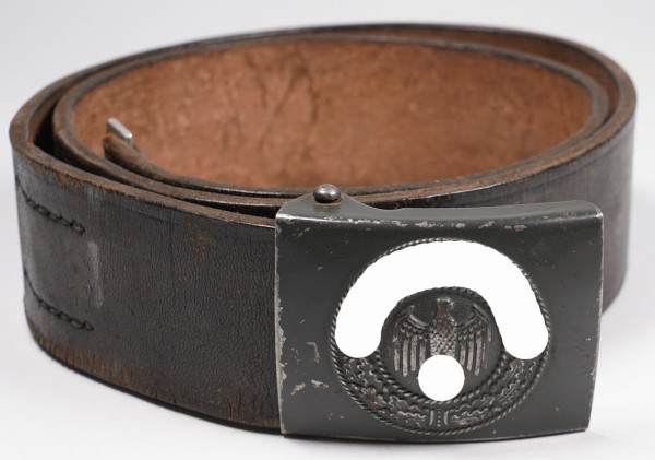 Koppelschloß mit Lederriemen Wehrmacht Heer für Mannschaften