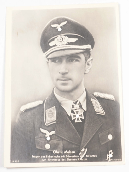 Postkartenfoto Oberst Mölders