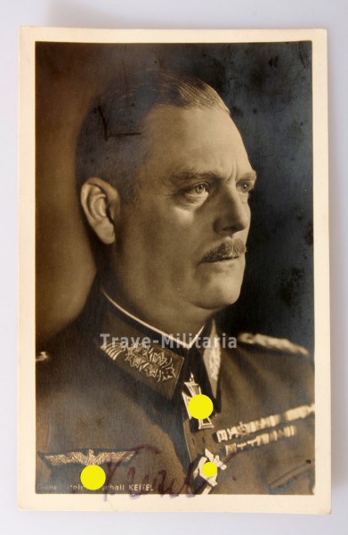 Postkarte GFM Wilhelm Keitel Autograph