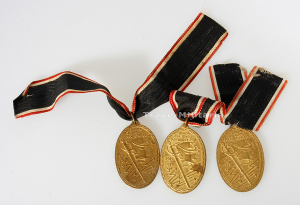 3x Kyffhäuser-Denkmünze für 1914/18