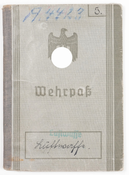 Wehrpaß Jank Feldwerftrs.Abt. Steinheim