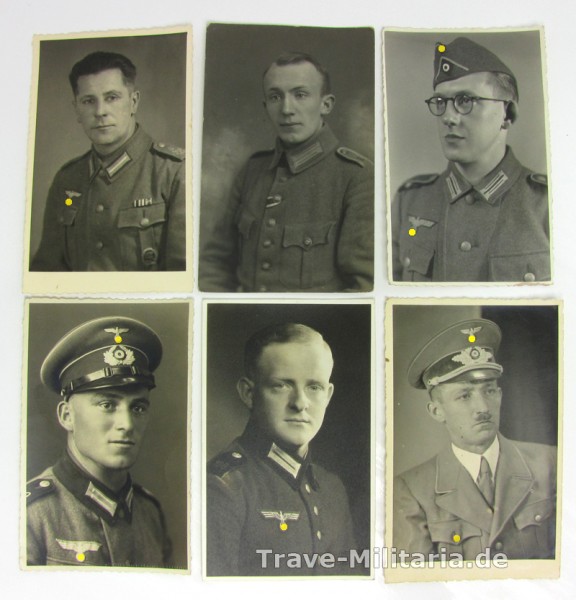 6 gemischte Portaitfotos