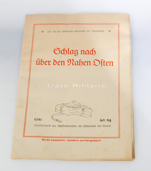 Tornisterschrift 1941 Heft 54 "Schlag nach über den Nahen Osten"