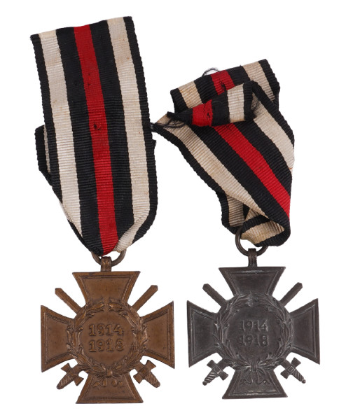 2x Ehrenkreuz für Frontkämpfer