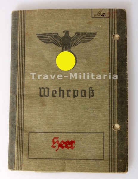 Wehrpass Marquardsen M.G. BTL. 13 u.I.R. 193 Gefallen 1944