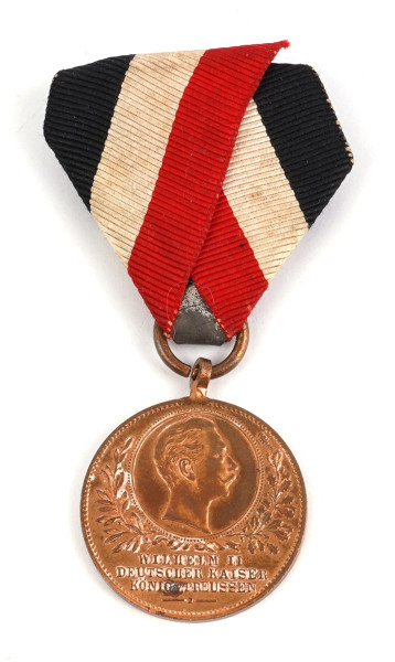 Medaille 25tes Stiftungstest d. 2 Unter-Elsässischen Infanterie-Regiments No. 137 1912
