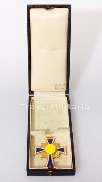 Ehrenkreuz der Deutschen Mutter in Gold im Etui