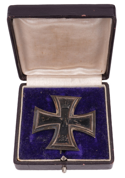 Eisernes Kreuz 1. Klasse 1914 im Etui
