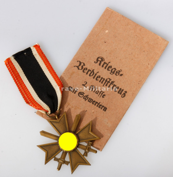 Kriegsverdienstkreuz 2. Klasse mit Schwertern mit Tüte 1939