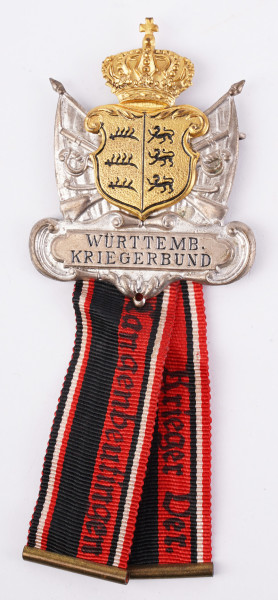 Württemberger Kriegerbund Mitgliedsabzeichen Kriegerverein Langenbeutingen